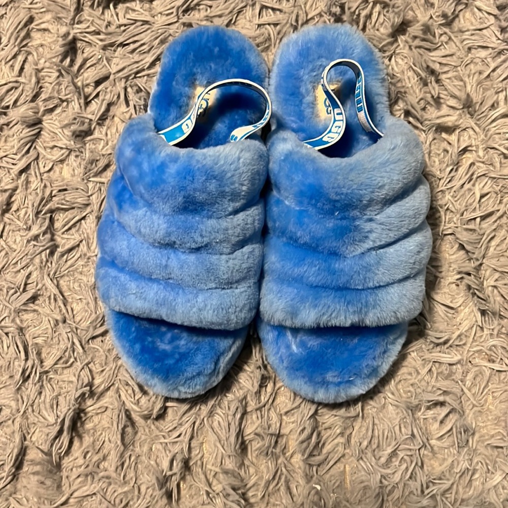 Blue ugg slippers